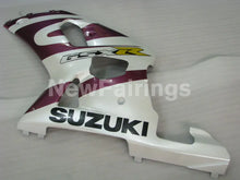 Laden Sie das Bild in den Galerie-Viewer, White and Purple Red Factory Style - GSX-R600 01-03 Fairing