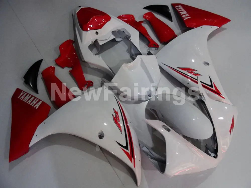 White Red Factory Style - YZF-R1 12-14 Fairing Kit