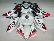 Laden Sie das Bild in den Galerie-Viewer, White Red Flame - YZF-R1 07-08 Fairing Kit - Vehicles &amp;