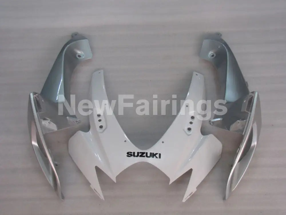 White Silver Factory Style - GSX-R600 06-07 Fairing Kit