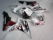 Laden Sie das Bild in den Galerie-Viewer, White and Wine Red Flame - CBR600RR 07-08 Fairing Kit -