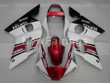 Laden Sie das Bild in den Galerie-Viewer, Wine Red and White Black Factory Style - YZF-R6 98-02 Fairing Kit Vehicles &amp; Parts &gt; Vehicle Parts &amp; Accessories &gt;