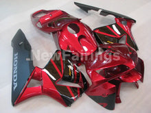 Laden Sie das Bild in den Galerie-Viewer, Wine Red and Black Factory Style - CBR600RR 05-06 Fairing