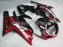 Laden Sie das Bild in den Galerie-Viewer, Wine Red and Black Jordan - GSX-R600 01-03 Fairing Kit -