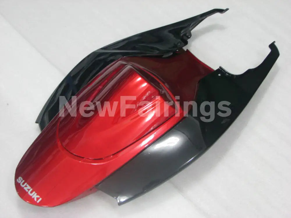 Wine Red and Black Silver Factory Style - GSX-R600 06-07