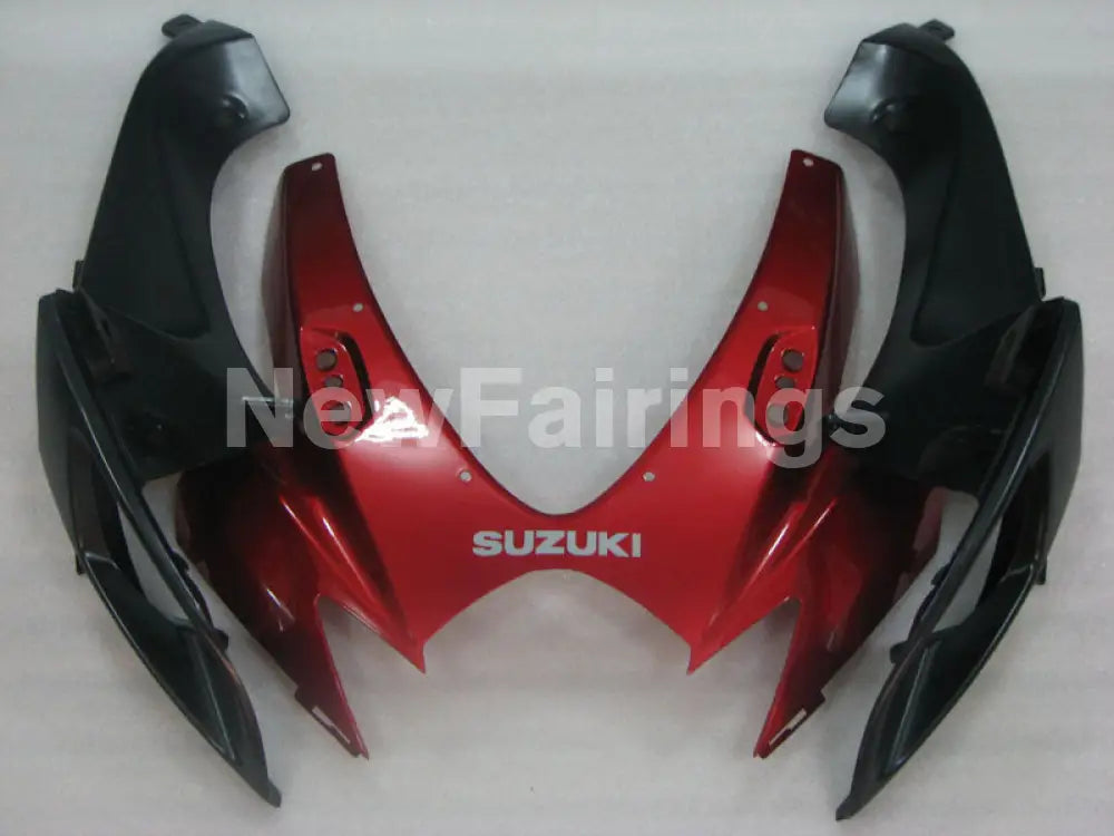 Wine Red and Black Silver Factory Style - GSX-R750 06-07