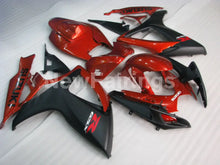 Laden Sie das Bild in den Galerie-Viewer, Wine Red and Matte Black Factory Style - GSX-R600 06-07