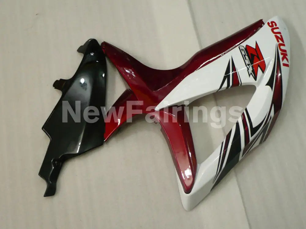 Wine Red and White Black Factory Style - GSX-R750 08-10