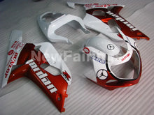 Laden Sie das Bild in den Galerie-Viewer, Wine Red and White Jordan - GSX-R750 00-03 Fairing Kit