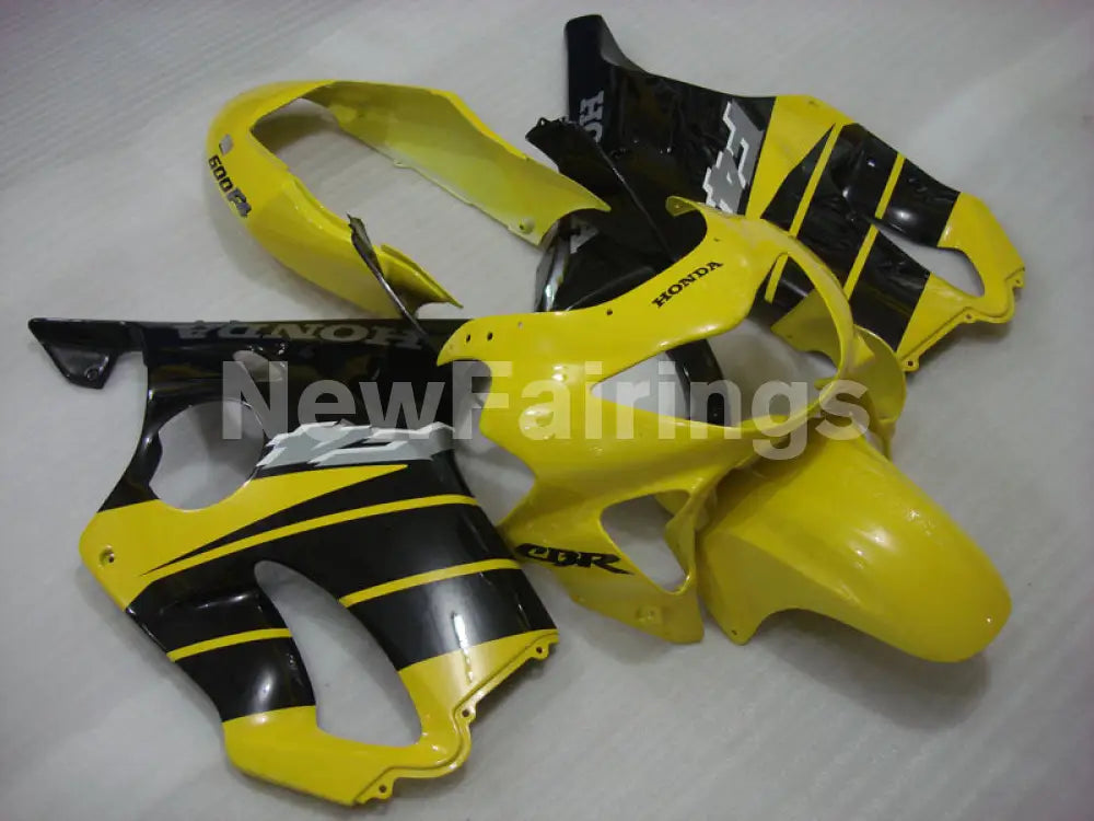 Yellow and Black Factory Style - CBR600 F4 99-00 Fairing Kit