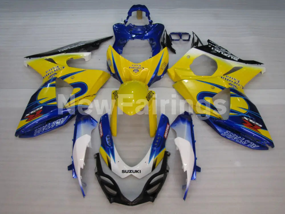 Yellow and Blue Corona - GSX - R1000 09 - 16 Fairing Kit