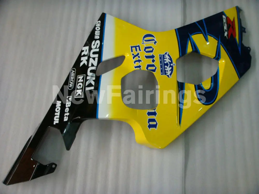 Yellow and Blue Corona - GSX-R600 04-05 Fairing Kit -