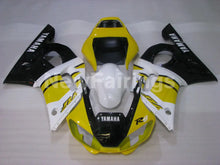 Laden Sie das Bild in den Galerie-Viewer, Yellow and White Black Factory Style - YZF-R6 98-02 Fairing Kit Vehicles &amp; Parts &gt; Vehicle Parts &amp; Accessories &gt; Motor