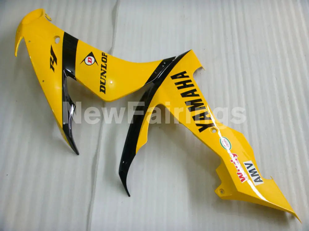 Yellow and Black Dunlop - YZF-R1 04-06 Fairing Kit