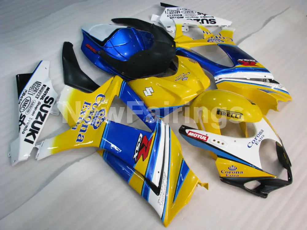 Yellow Blue Corona - GSX - R1000 07 - 08 Fairing Kit