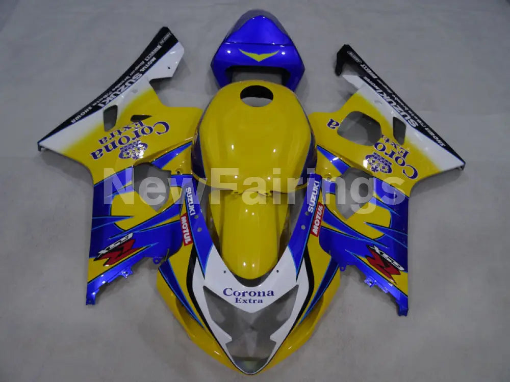 Yellow Blue Corona - GSX-R600 04-05 Fairing Kit - Vehicles &