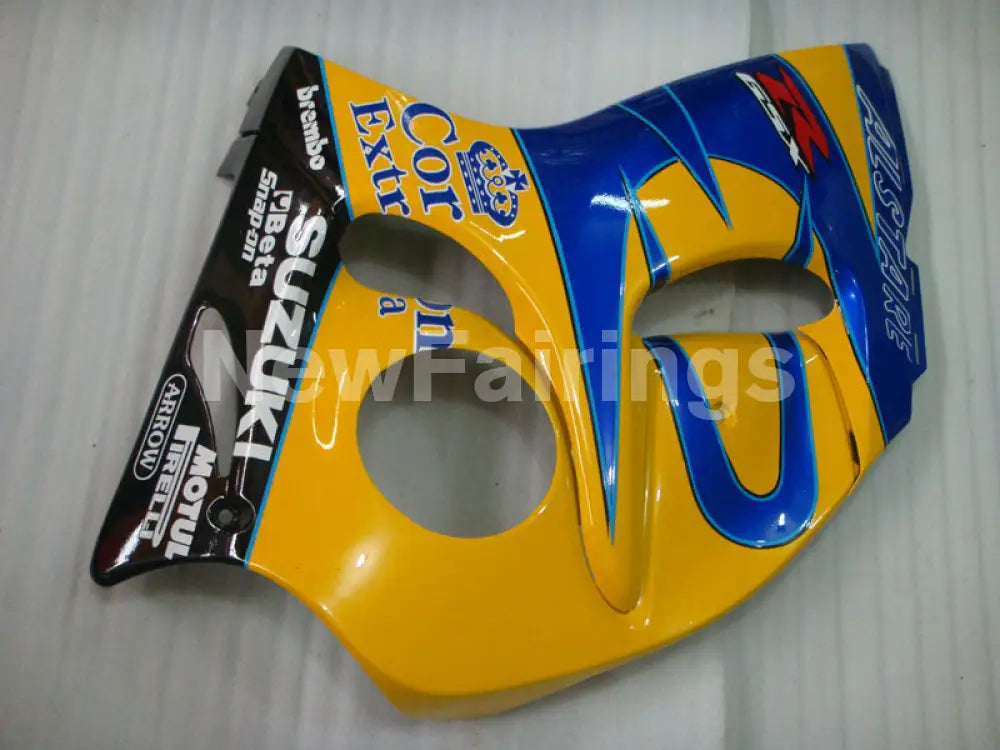 Yellow and Blue Corona - GSX1300R Hayabusa 08-20 Fairing