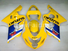 Laden Sie das Bild in den Galerie-Viewer, Yellow and Blue Factory Style - GSX-R600 04-05 Fairing Kit -