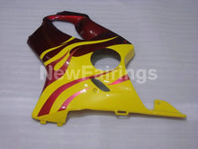 Laden Sie das Bild in den Galerie-Viewer, Yellow and Wine Red Flame - CBR600 F4i 01-03 Fairing Kit -